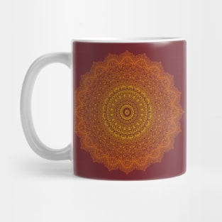 Yogi, Prana Mandala orange Mug